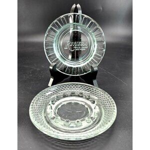 Glass Ashtray Set Vintage Collectible Riviera Hotel & Casino Las Vegas DH1355